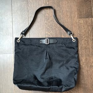 BANANA REPUBLIC large black slouch shoulderbag